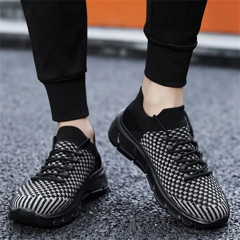 LLTMALL Unisex Breathable Mesh Lace-up Trainers Outdoor Couples Running Sneakers