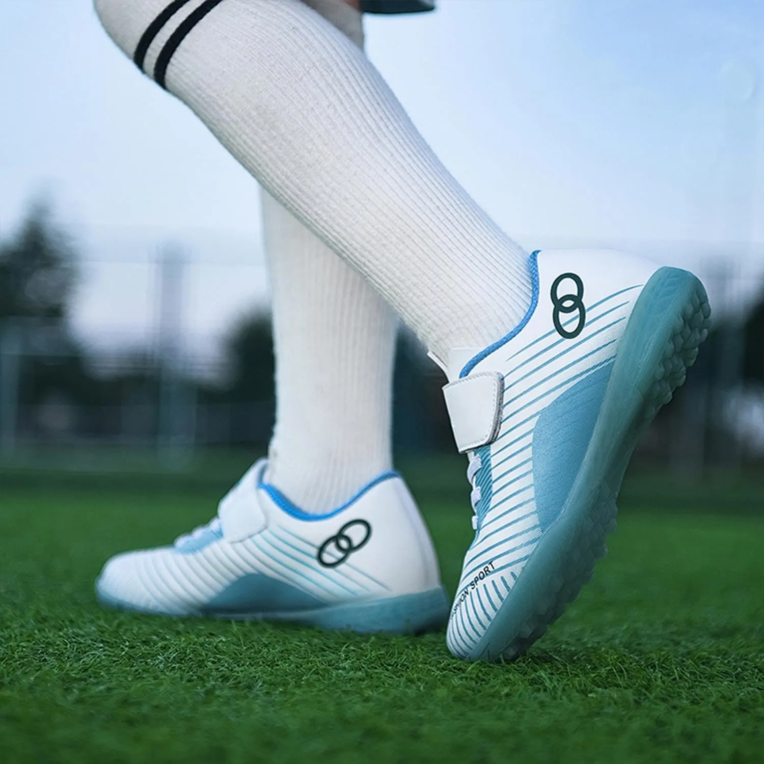 MEBAMY Football Shoes for Boys Girls Firm Ground Soccer Cleats Athletic Youth General Purpose Soccer Shoe Toddler Little Kid Big Kid