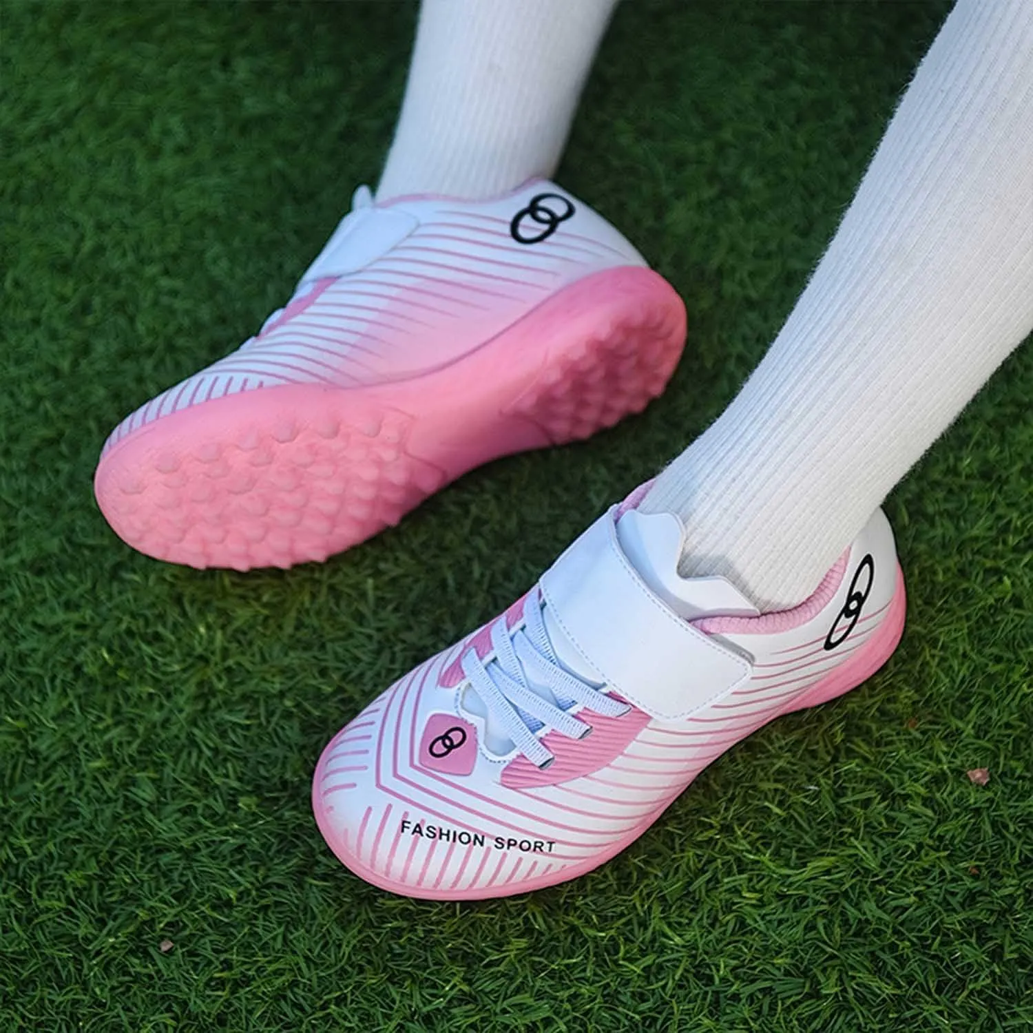MEBAMY Football Shoes for Boys Girls Firm Ground Soccer Cleats Athletic Youth General Purpose Soccer Shoe Toddler Little Kid Big Kid