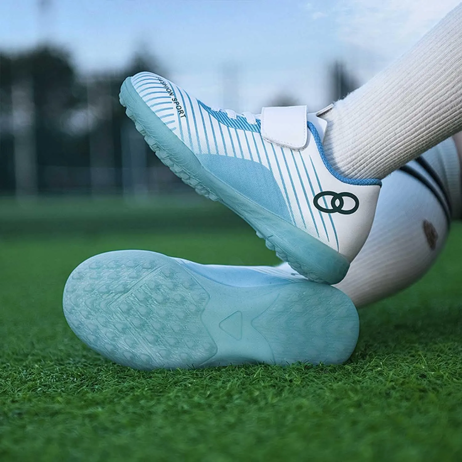 MEBAMY Football Shoes for Boys Girls Firm Ground Soccer Cleats Athletic Youth General Purpose Soccer Shoe Toddler Little Kid Big Kid