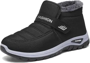 Men Snow Boots Fashion New Pattern Autumn And Winter Thickened Warm Comfortable Casual Slip On Mens Zip up Snow Boots