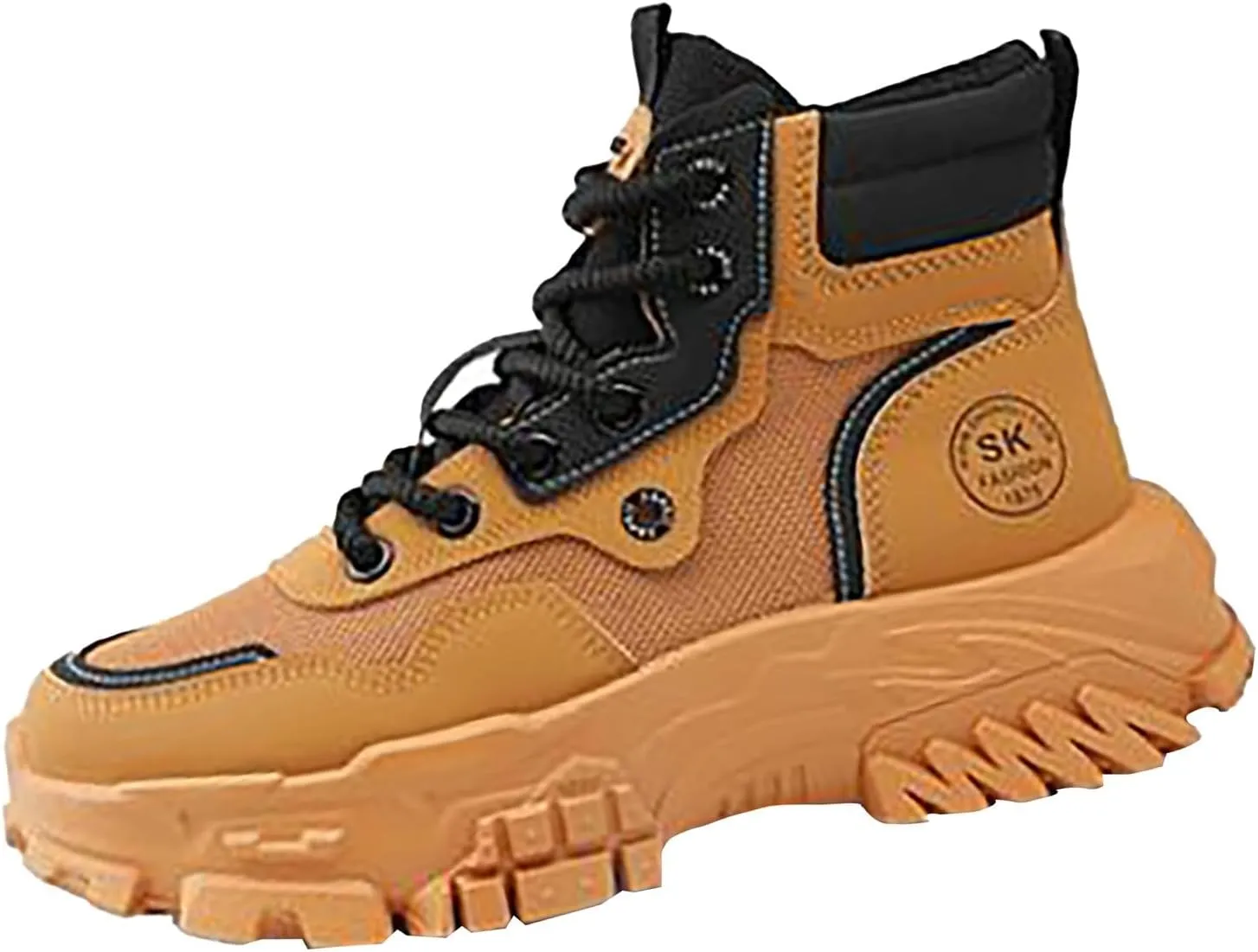 Men Work Boots with Zipper Hiking Sneakers Shoes Warm Womens Working Shoes Composite Toe Waterproof Outdoor Shoes Lightweight Anti Slip Hike Grounded Footwear