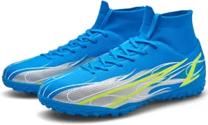 Mens Football Boots Cleats Professional Spikes Soccer Shoes Competition/Training Boy's Sneakers (Color : A, Size : 8.5 Women/7 Men)