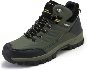 Men's Hiking Boots Outdoor Waterproof Non-Slip Work Boots Autumn Winter Trekking Snow Boots