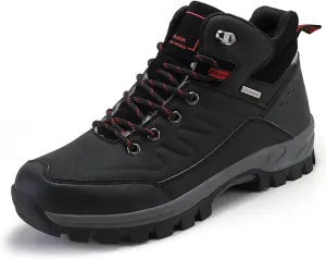 Men's Hiking Boots Outdoor Waterproof Non-Slip Work Boots Autumn Winter Trekking Snow Boots
