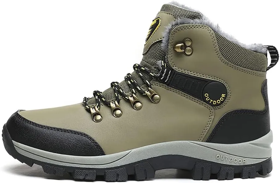 Men's Hiking Boots Snow Sports Boots High Top Outdoor Waterproof Work Boots