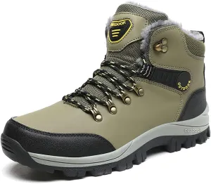 Men's Hiking Boots Snow Sports Boots High Top Outdoor Waterproof Work Boots