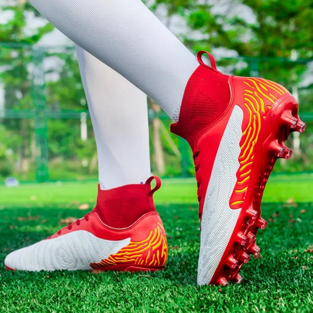Men's Lightweight Soccer Cleats for Football Training: Non-Slip Professional Futsal Shoes - Futsal Shoes for Youth