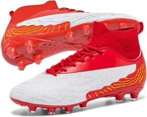 Men's Lightweight Soccer Cleats for Football Training: Non-Slip Professional Futsal Shoes - Futsal Shoes for Youth