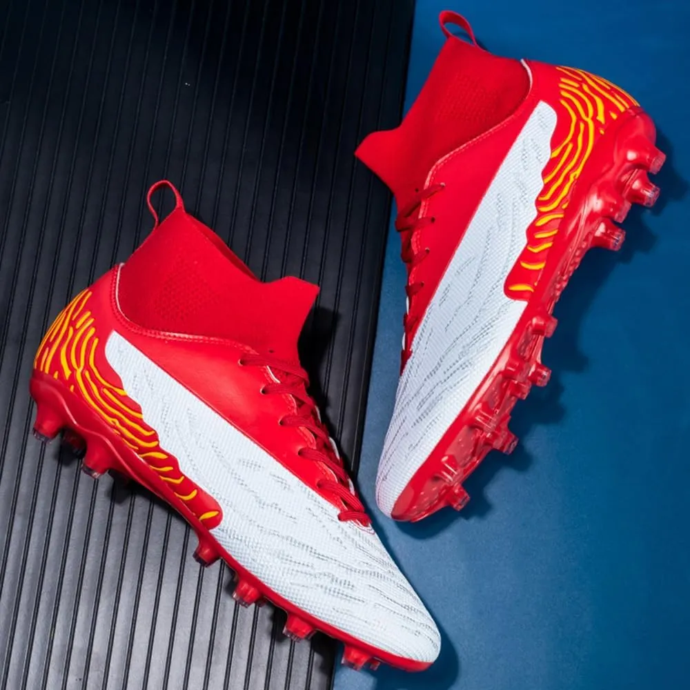Men's Lightweight Soccer Cleats for Football Training: Non-Slip Professional Futsal Shoes - Futsal Shoes for Youth
