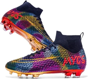 Men's Lightweight Soccer Cleats for Football Training: Non-Slip Professional Futsal Shoes - Futsal Shoes for Youth