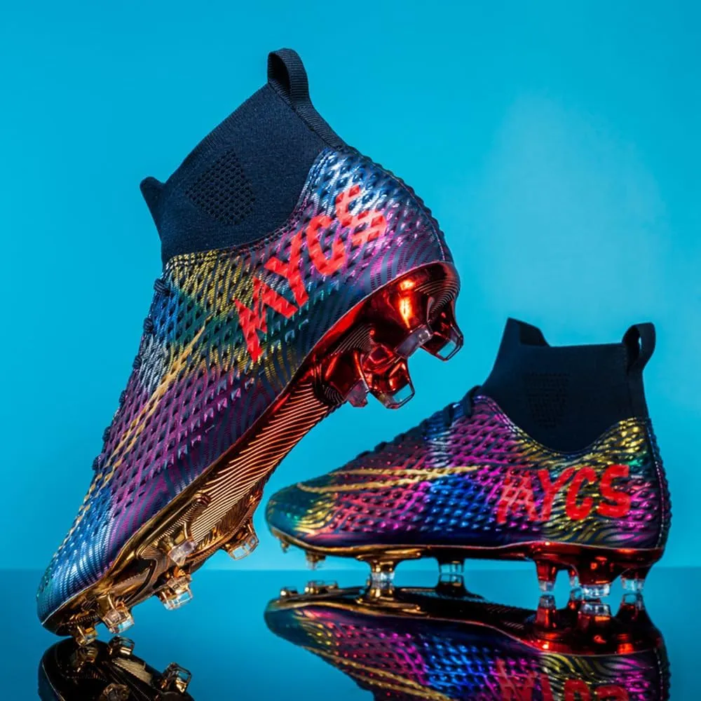 Men's Lightweight Soccer Cleats for Football Training: Non-Slip Professional Futsal Shoes - Futsal Shoes for Youth