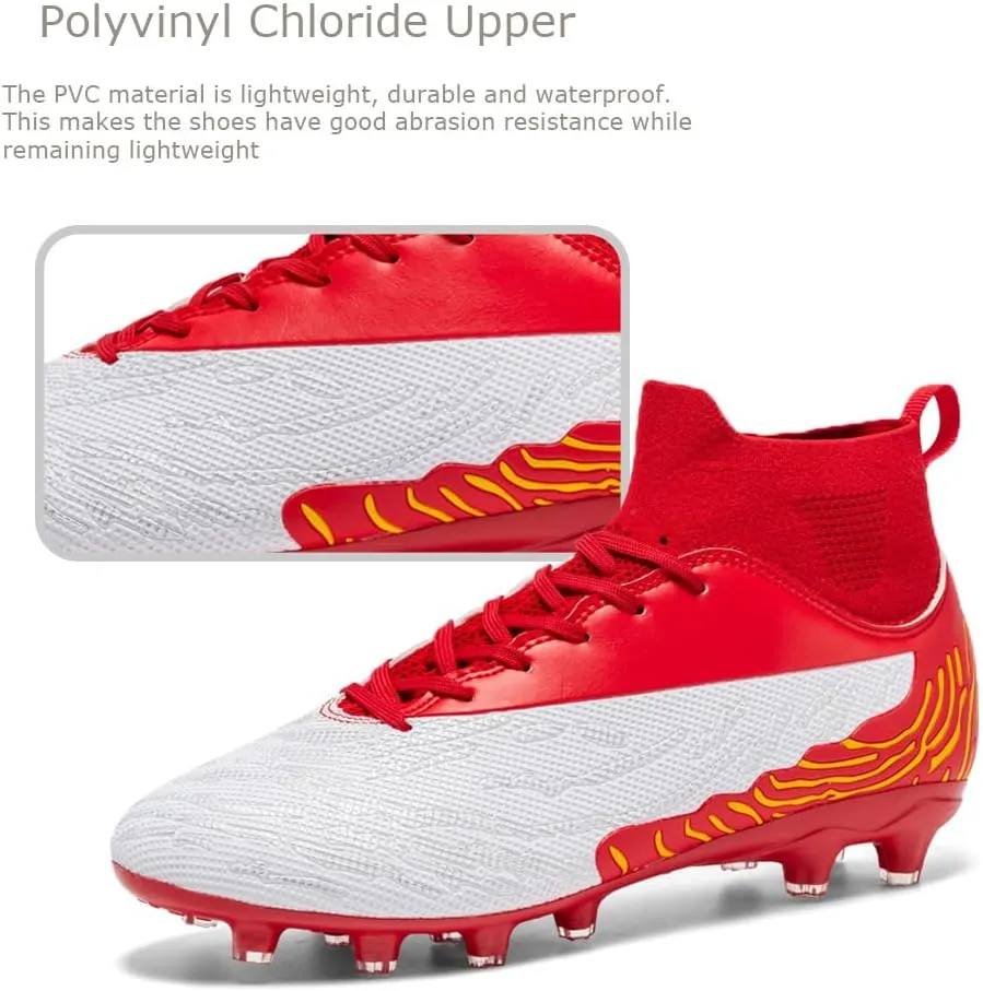 Men's Lightweight Soccer Cleats for Football Training: Non-Slip Professional Futsal Shoes - Futsal Shoes for Youth