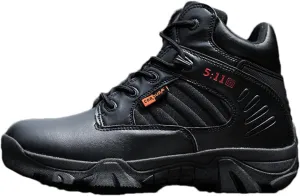 Men's Military Tactical Boots, with Side Zipper, Lightweight Army Combat Boots,Low Cut Training Shoes for Men and Women,for Outdoor Hiking, Rock Climbing, Hunting etc