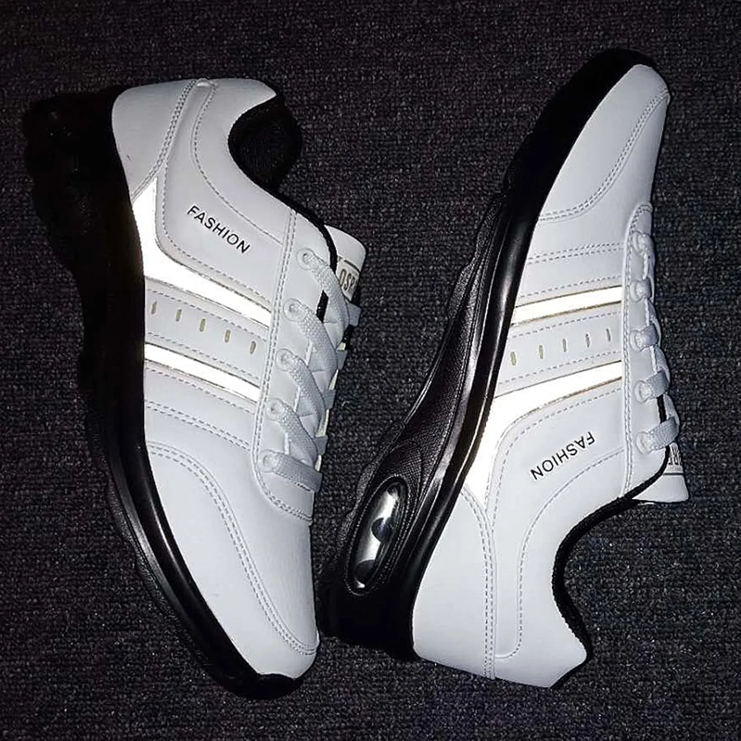 Men's Orthopedic Comfortable Lace Up Shoes Breathable Mesh Fashion Sneaker Arch Support Walking Shoes for Men
