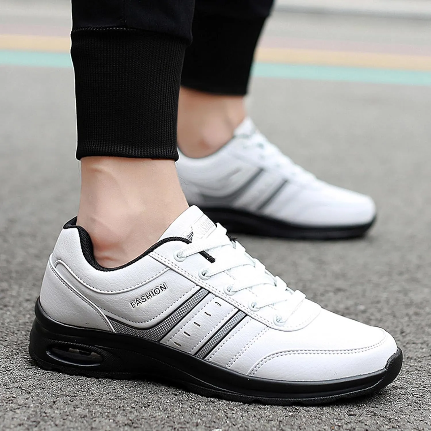 Men's Orthopedic Comfortable Lace Up Shoes Breathable Mesh Fashion Sneaker Arch Support Walking Shoes for Men