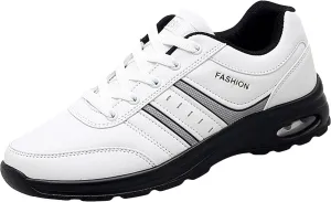 Men's Orthopedic Comfortable Lace Up Shoes Breathable Mesh Fashion Sneaker Arch Support Walking Shoes for Men
