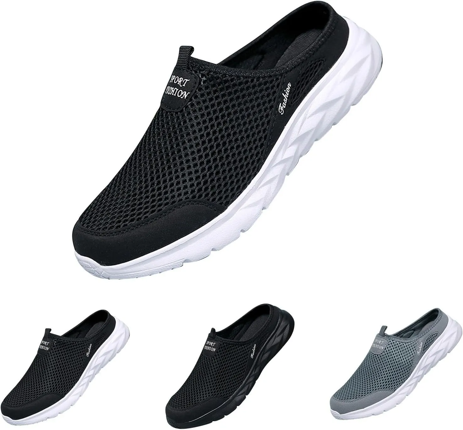 Mens Shoes Casual Mens Slip On Sneakers Mens Loafers Casual Slip On Comfy Casual Closed Back Christmas Sneakers for Women Comfortable & Lightweight