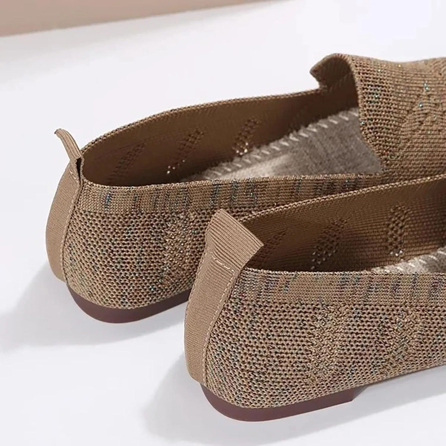 Mens Shoes Slip On Platform Sneakers for Women Women Loafers Shoes Casual Fashion Closed Head Christmas Dress Shoes for Women Slip on Non Slip Low Top Casual