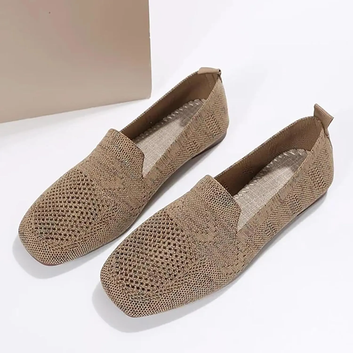 Mens Shoes Slip On Platform Sneakers for Women Women Loafers Shoes Casual Fashion Closed Head Christmas Dress Shoes for Women Slip on Non Slip Low Top Casual
