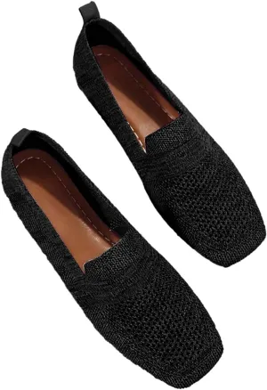 Mens Shoes Slip On Platform Sneakers for Women Women Loafers Shoes Casual Fashion Closed Head Christmas Dress Shoes for Women Slip on Non Slip Low Top Casual
