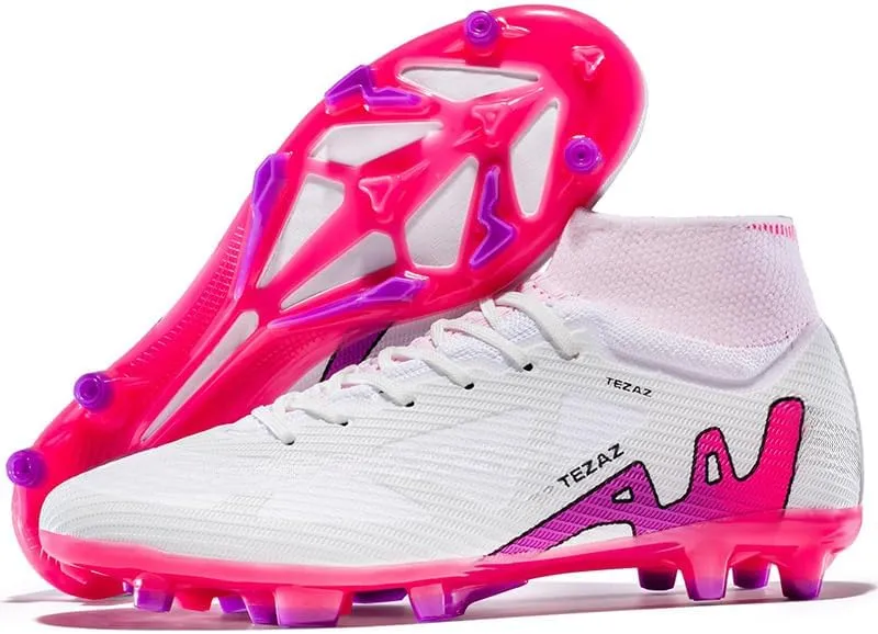 Men's Soccer Cleats Lightweight Football Cleats Professional Training High-top Soccer Shoes