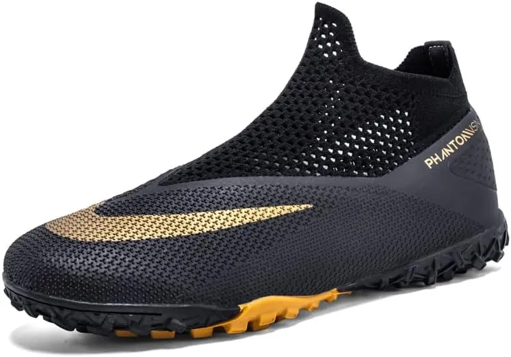 Mens Soccer Cleats Professional High-Top Lightweight Breathable Athletic,Indoor/Outdoor Competition/Training