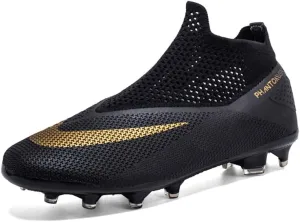 Mens Soccer Cleats Professional High-Top Lightweight Breathable Athletic,Indoor/Outdoor Competition/Training