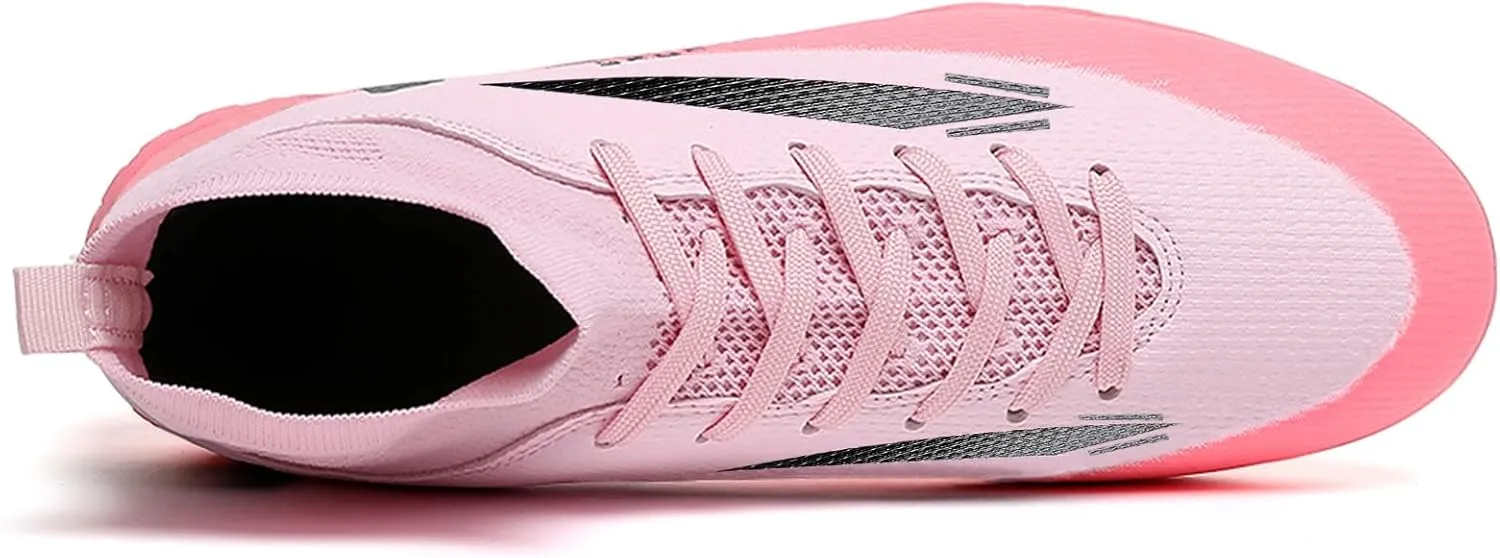 Mens Soccer Cleats Womens Indoor Soccer Shoes Wide Baseball Turf Shoes Adult Youth Rugby Shoes Big Boys Small Spikes AG TF Football Boots