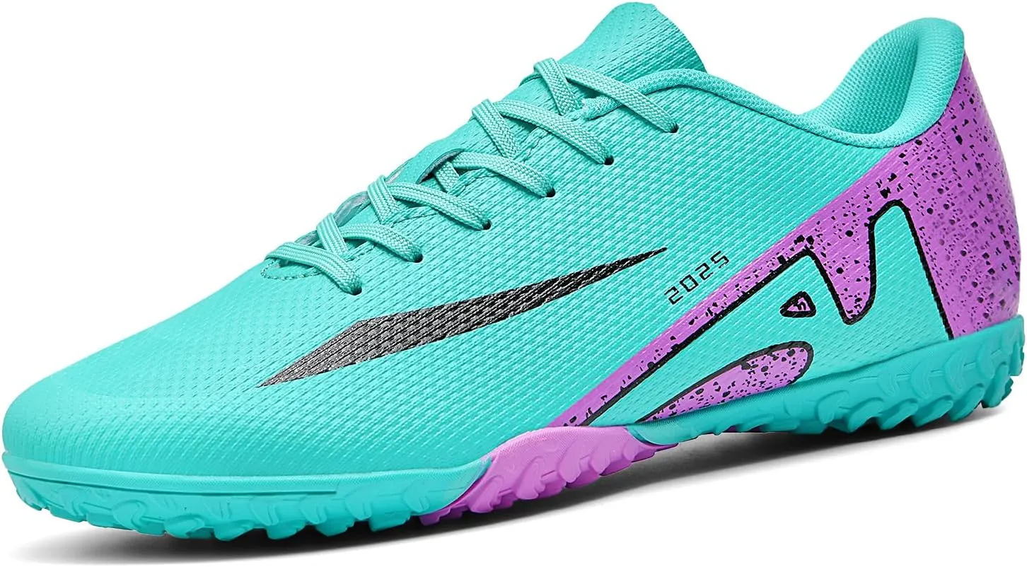 Mens Soccer Cleats Womens Indoor Soccer Shoes Wide Baseball Turf Shoes Adult Youth Rugby Shoes Big Boys Small Spikes AG TF Football Boots