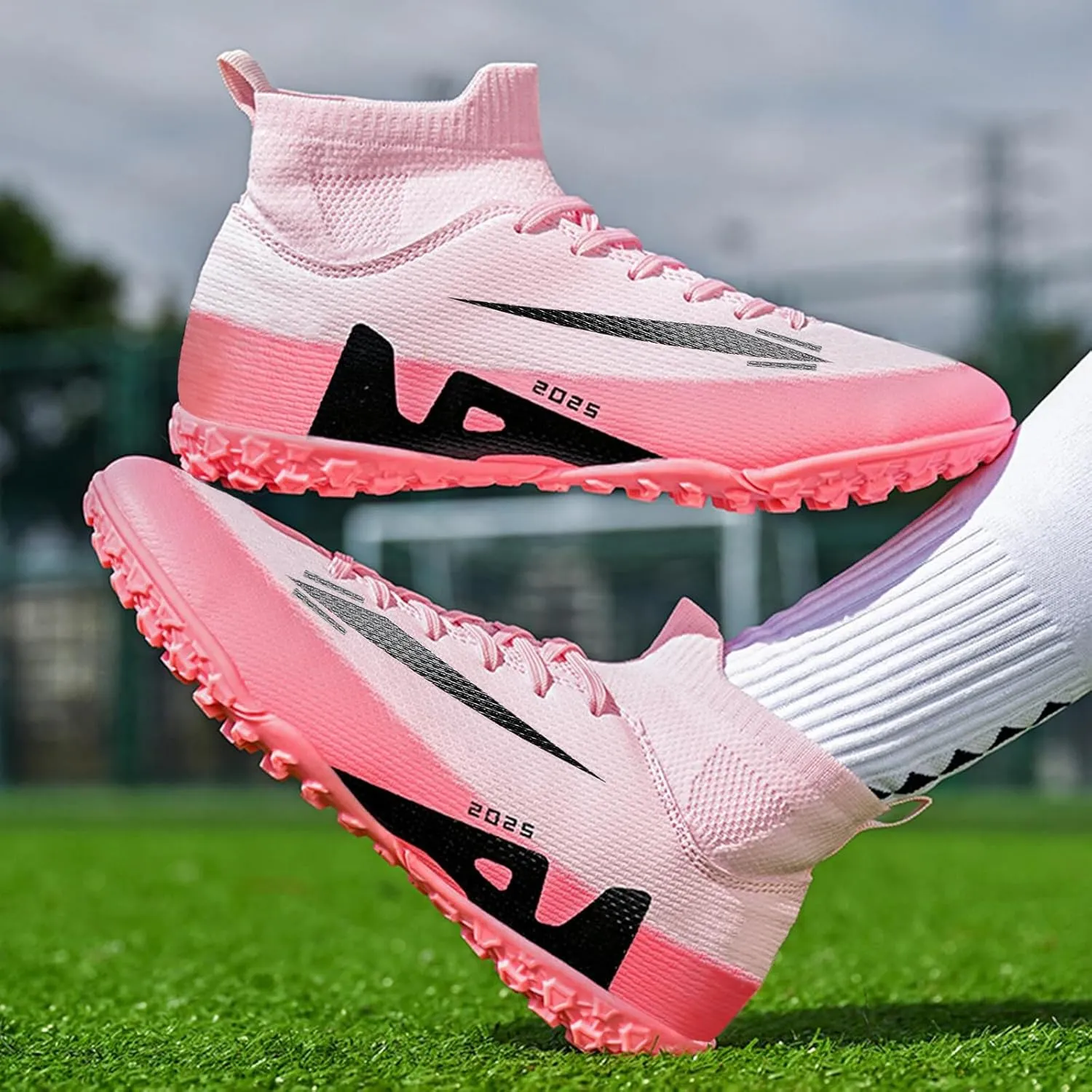 Mens Soccer Cleats Womens Indoor Soccer Shoes Wide Baseball Turf Shoes Adult Youth Rugby Shoes Big Boys Small Spikes AG TF Football Boots