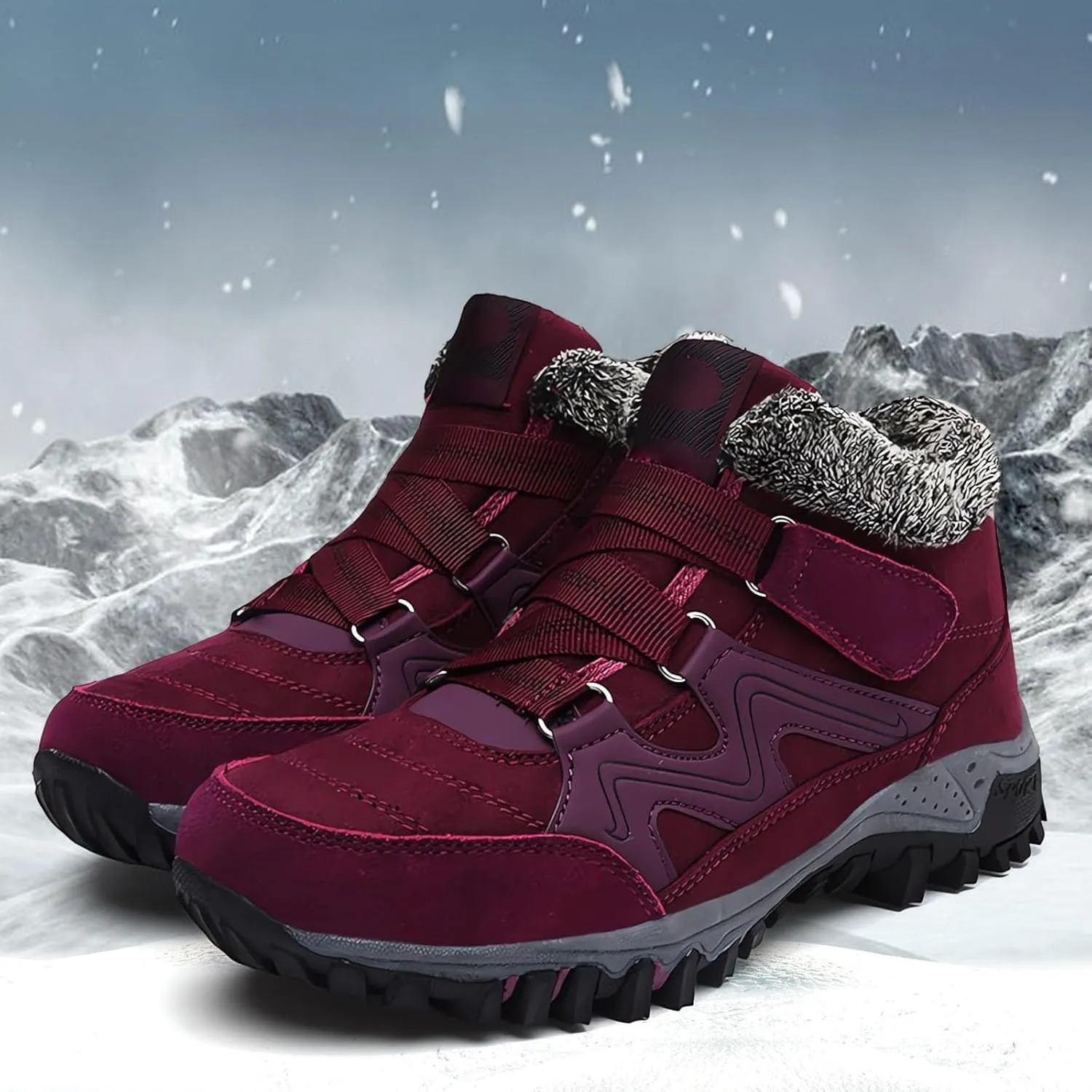 Men's Work Boots Composite Toe Hiking Sneakers Ankle Booties Womens Safety Toe Shoes Soft Toe Slip On Platform Shoes Lightweight Comfortable Hike Grounded Footwear