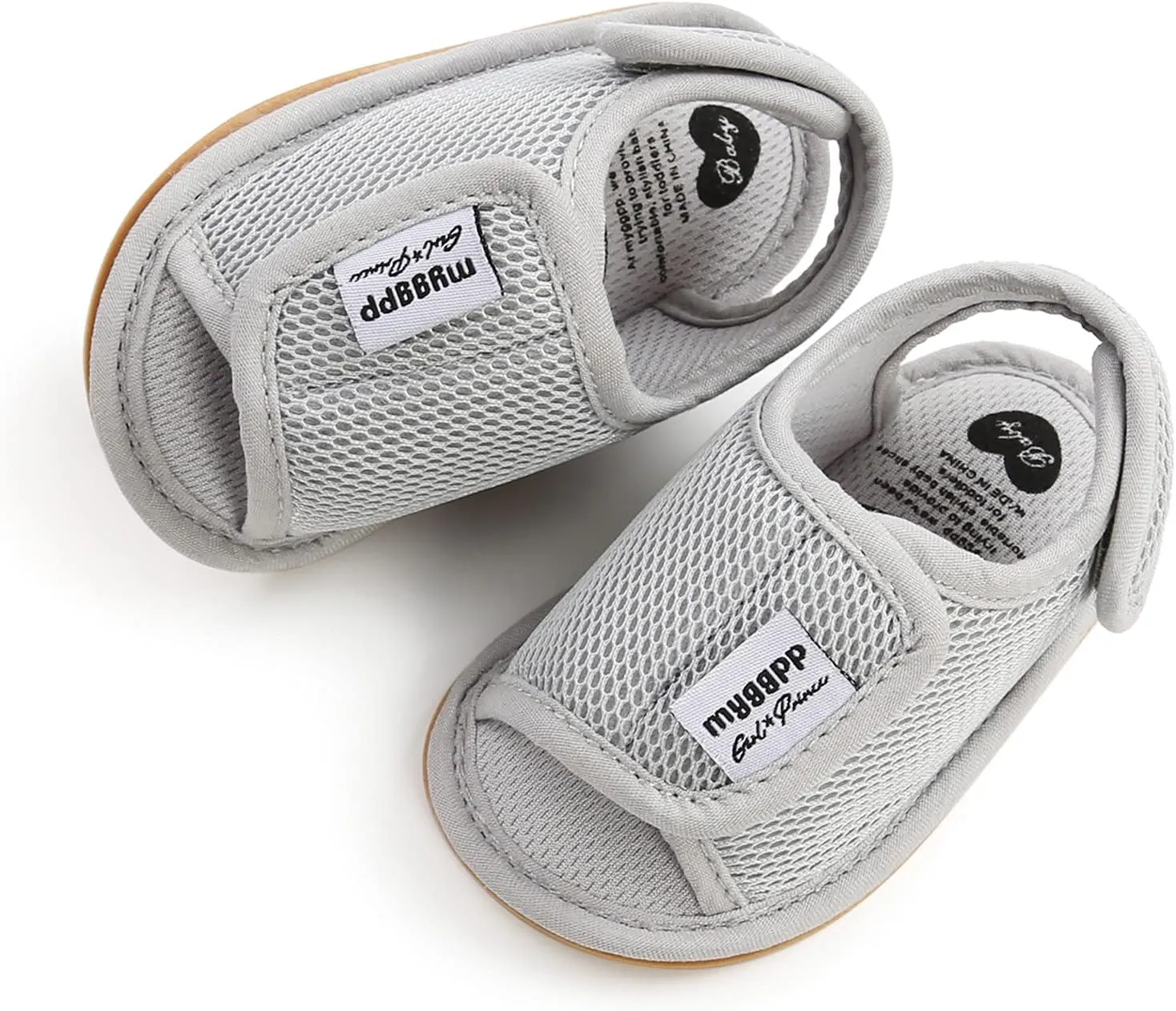 Newborn Shoes for Girls,Baby Shoes Sole Mesh Sandals Non-Slip Flat Boys Walking Rubber Shoes Baby Toddler Shoes