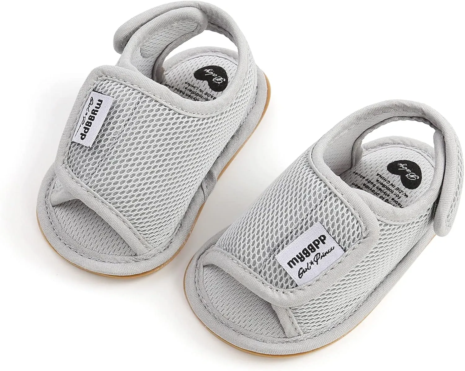 Newborn Shoes for Girls,Baby Shoes Sole Mesh Sandals Non-Slip Flat Boys Walking Rubber Shoes Baby Toddler Shoes