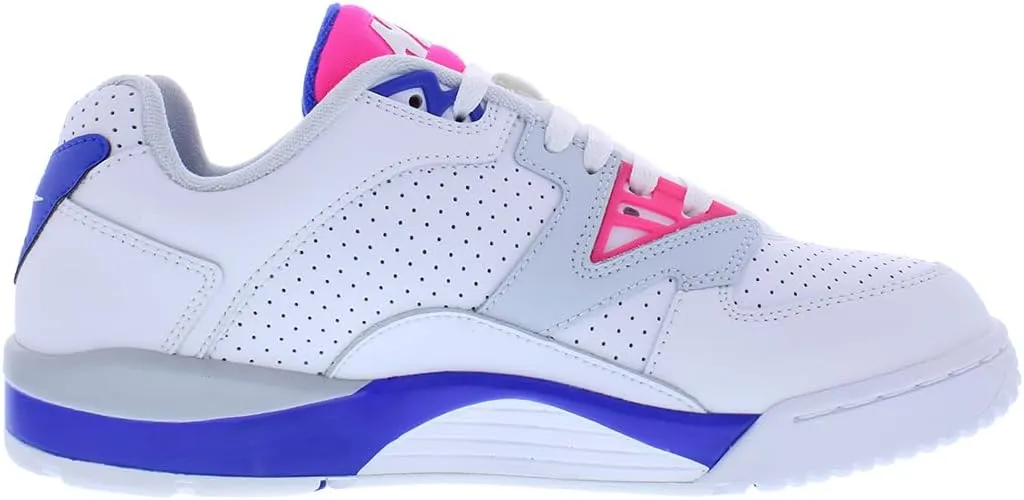 Nike Air Cross Trainer 3 Low Men's Shoes (FN6887-100, White/Racer Blue/Flat Silver/Hyper Pink)