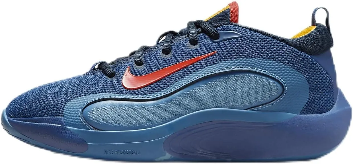 Nike IsoFly Big Kids' Basketball Shoes (FN4384-400, Mystic Navy/Armory Navy/Aegean Storm/Cosmic Clay) Size 6