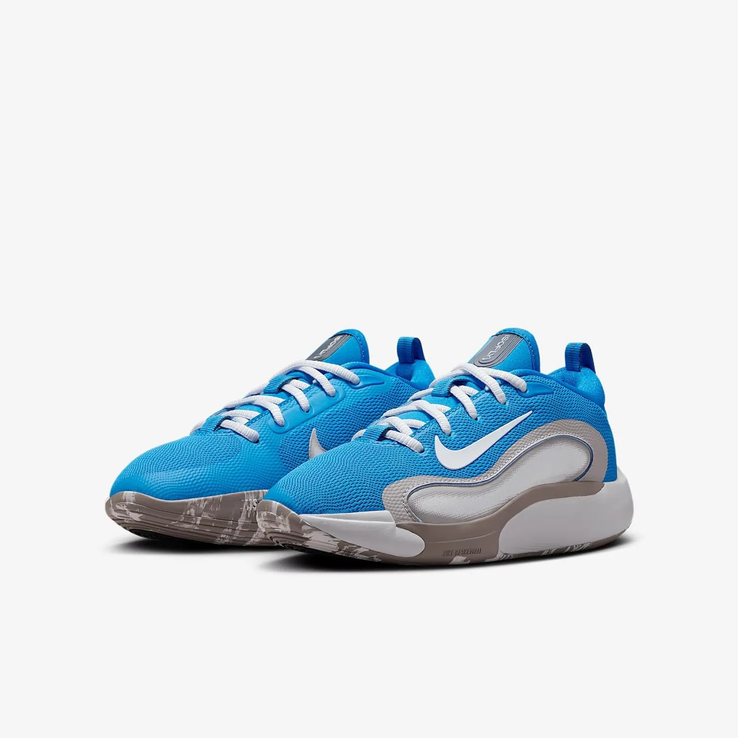 Nike IsoFly Big Kids' Basketball Shoes (FN4384-403, Photo Blue/College Grey/Phantom/White)