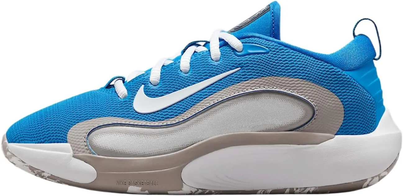 Nike IsoFly Big Kids' Basketball Shoes (FN4384-403, Photo Blue/College Grey/Phantom/White)