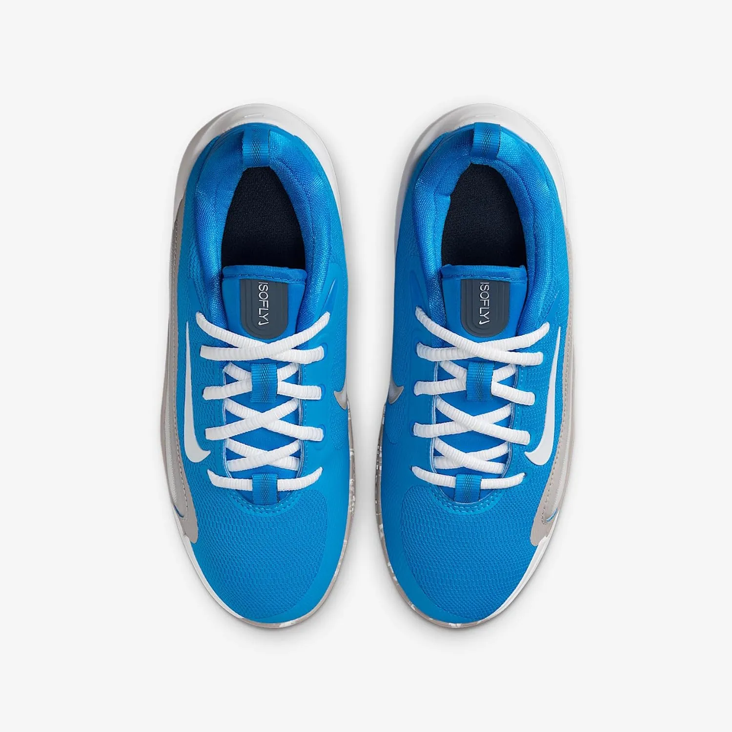 Nike IsoFly Big Kids' Basketball Shoes (FN4384-403, Photo Blue/College Grey/Phantom/White)