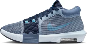 Nike Mens' Lebron Witness VIII Basketball Shoes (Ashen Slate/Diffused Blue/University Blue/White, US Footwear Size System, Adult, Men, Numeric, Medium, 9)