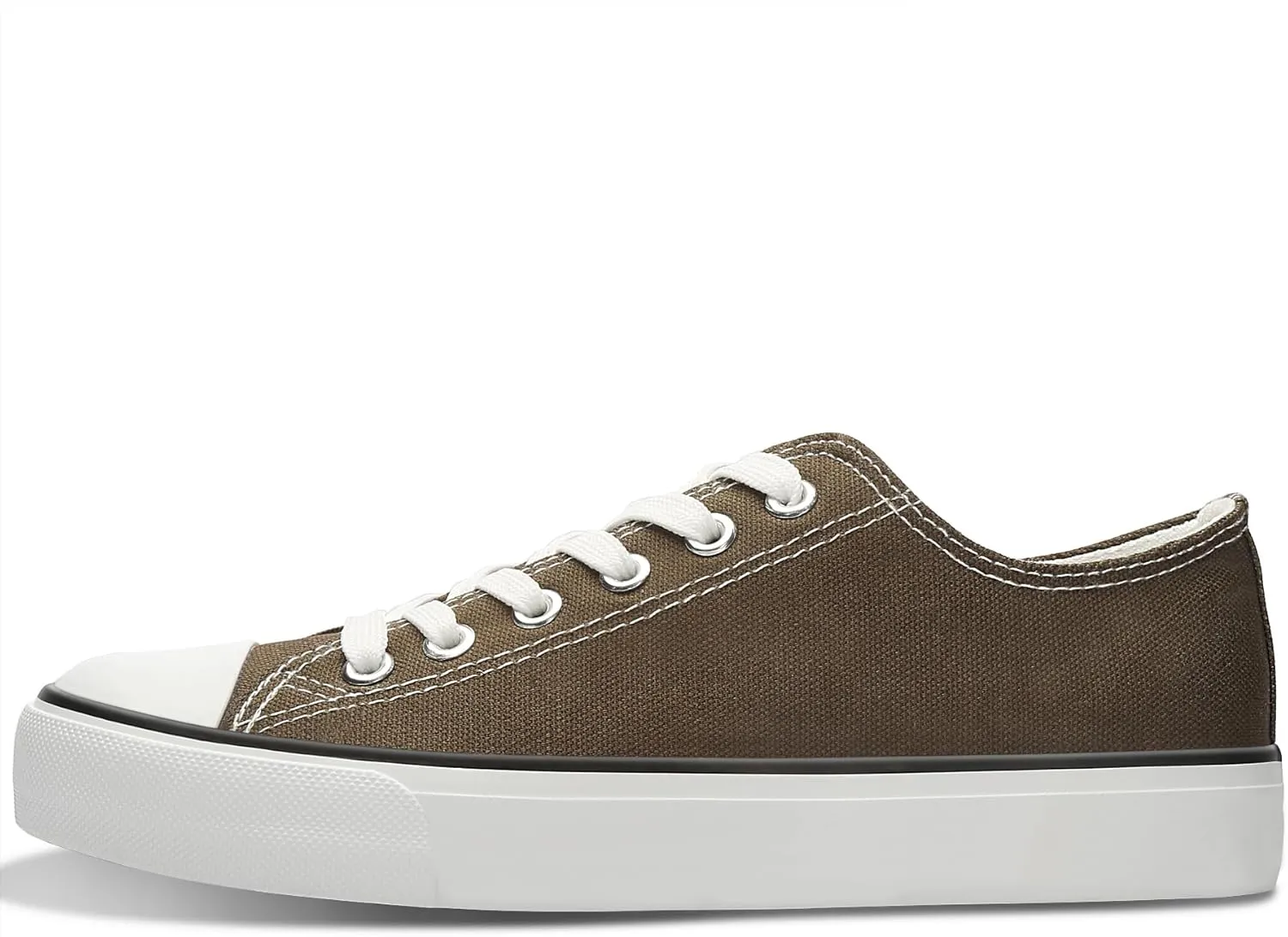 Obtaom Women’s Canvas Shoes Low Top Fashion Sneakers Slip on Walking Shoe