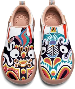 Onehorse Kid's Casual Slip-on Loafers Boys Girls Walking Shoes Funny Painted Travel Fashion Sneakers