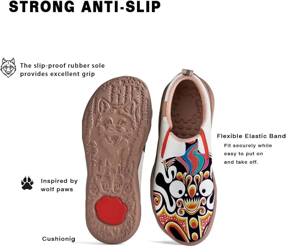 Onehorse Kid's Casual Slip-on Loafers Boys Girls Walking Shoes Funny Painted Travel Fashion Sneakers