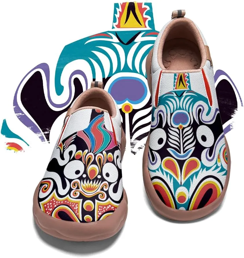 Onehorse Kid's Casual Slip-on Loafers Boys Girls Walking Shoes Funny Painted Travel Fashion Sneakers