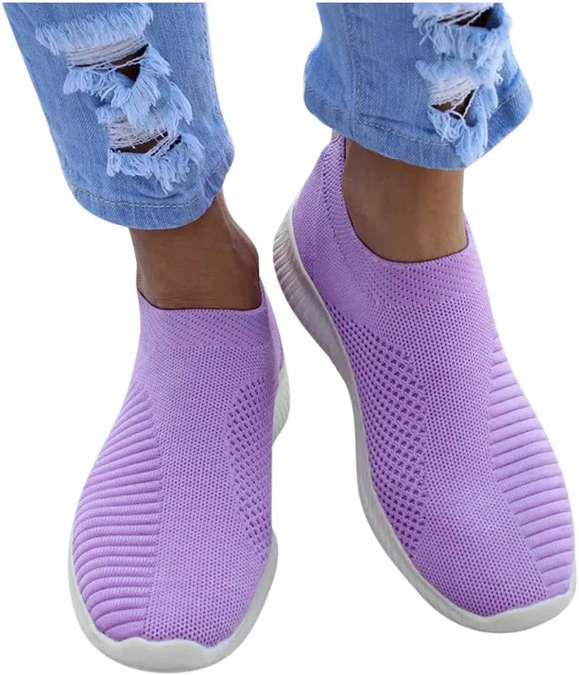 Platform Sneakers for Women Wide Size Fall Shoes for Women 2023 Comfy Arch Support Womens Shoes Casual Fall Slip On Womens White Sneakers Zapatos para Mujer De Vestir Comodos Trabajo