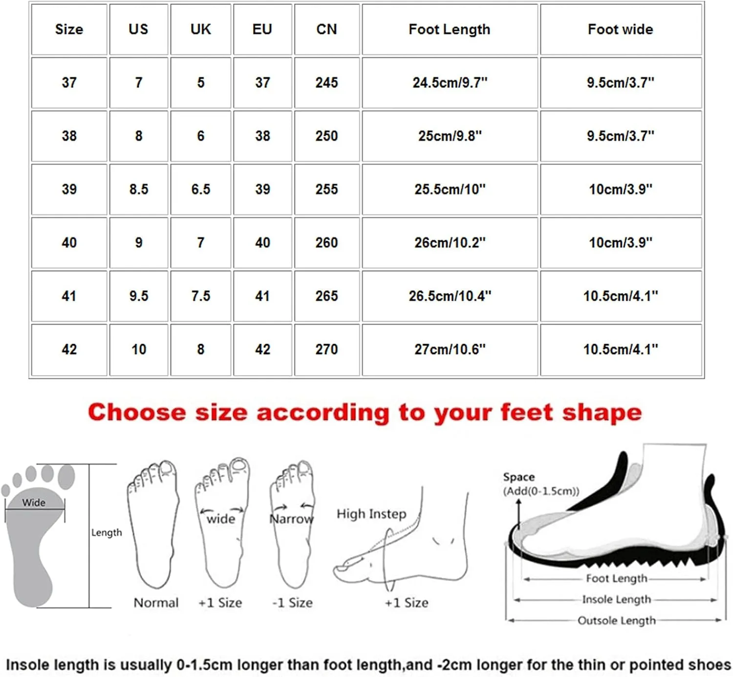 Platform Sneakers for Women Wide Width Zapatos para Mujeres Slip On Tennis Shoes for Women Business Casual Sneakers Women Arch Support Non Slip Shoes for Women