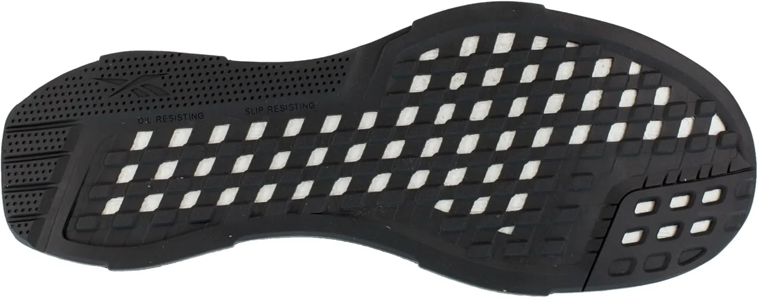 Reebok Women's Rb431 Fusion Flexweave Safety Composite Toe Athletic Work Shoe Black and Grey Industrial