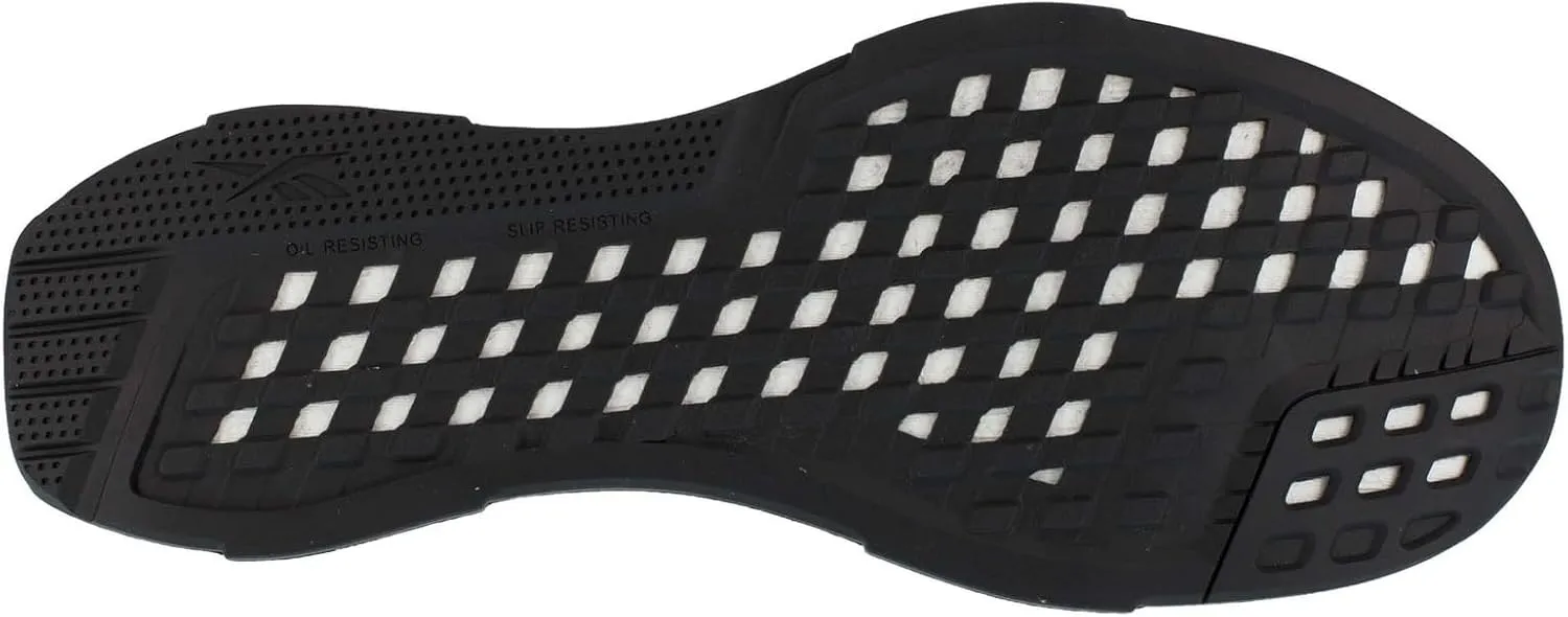 Reebok Women's Rb431 Fusion Flexweave Safety Composite Toe Athletic Work Shoe Black and Grey Industrial