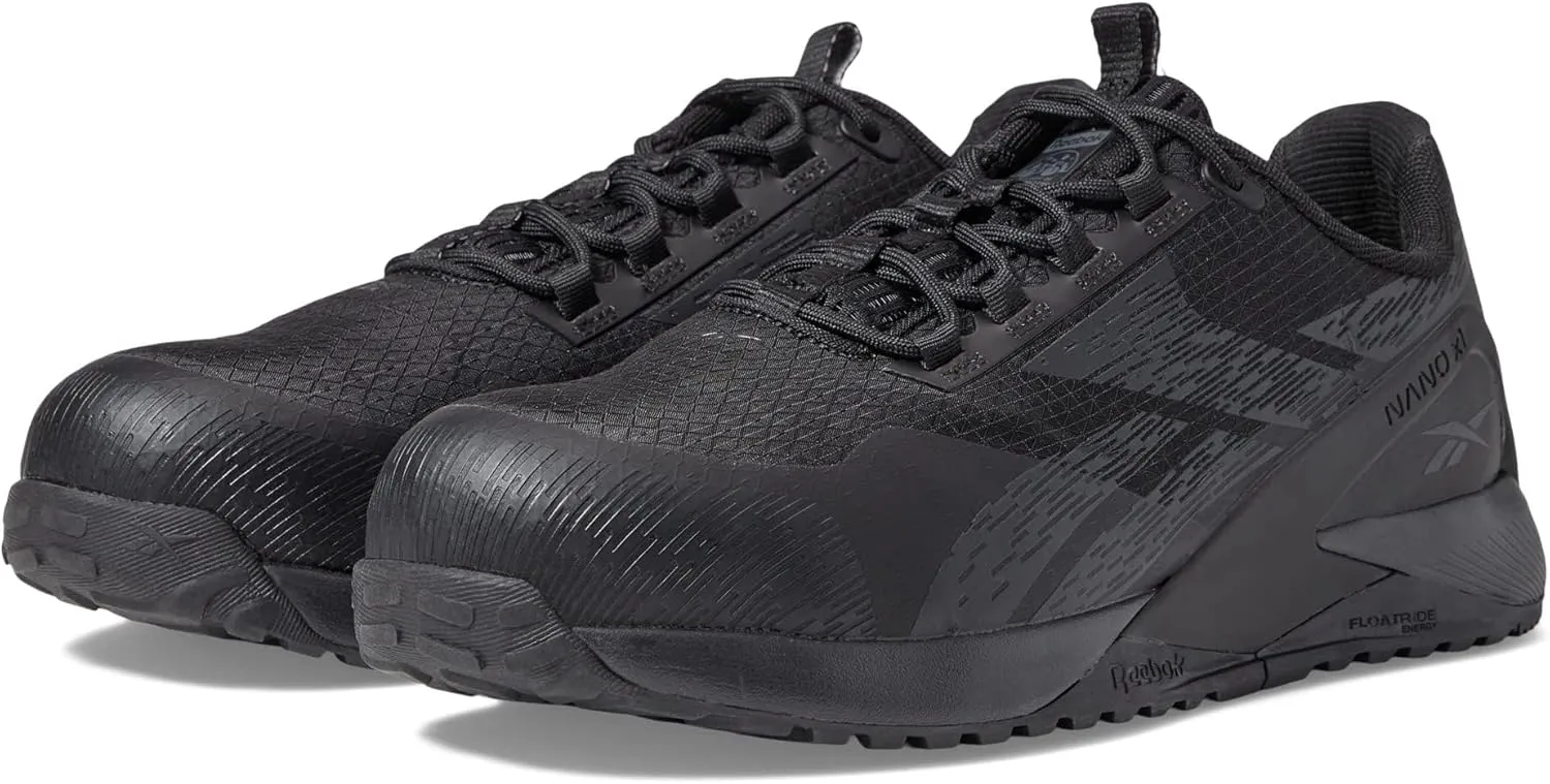 Reebok® Work Nanoflex TR Work EH Comp Toe Shoes for Men – TPU Heel Upper – Bootbed™ Footbed