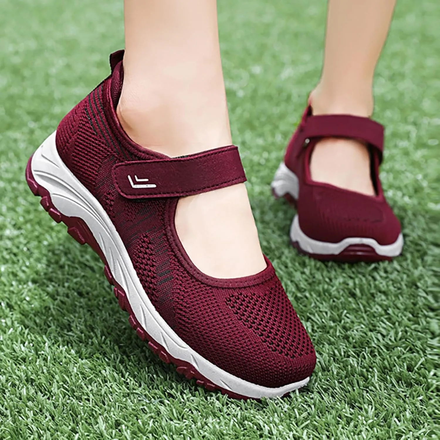 Running Shoes for Women Mens Slip On Sneakers Loafers for Women Comfort Fashion Casual Comfy Soft Christmas Tennis Shoes Round Toe Slip On Casual